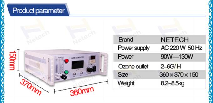 generador comercial portátil del ozono 6g para los generadores del hospital o3